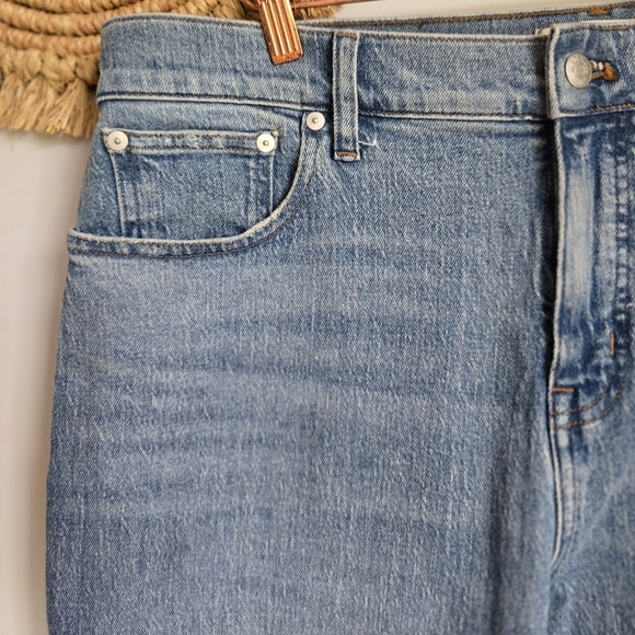Madewell, New, The '90s Straight Leg Rondell Wash Jeans, Size 32 Petite 32P - Picture 6 of 15